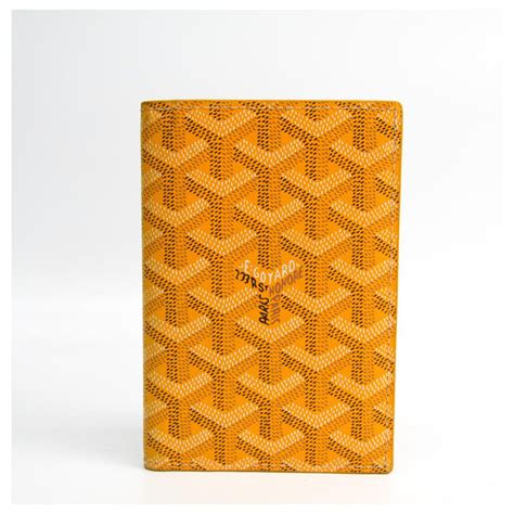 goyard passport holder black|goyard passport holder yellow.